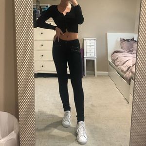 🖤 Black Carmar Skinny Jeans